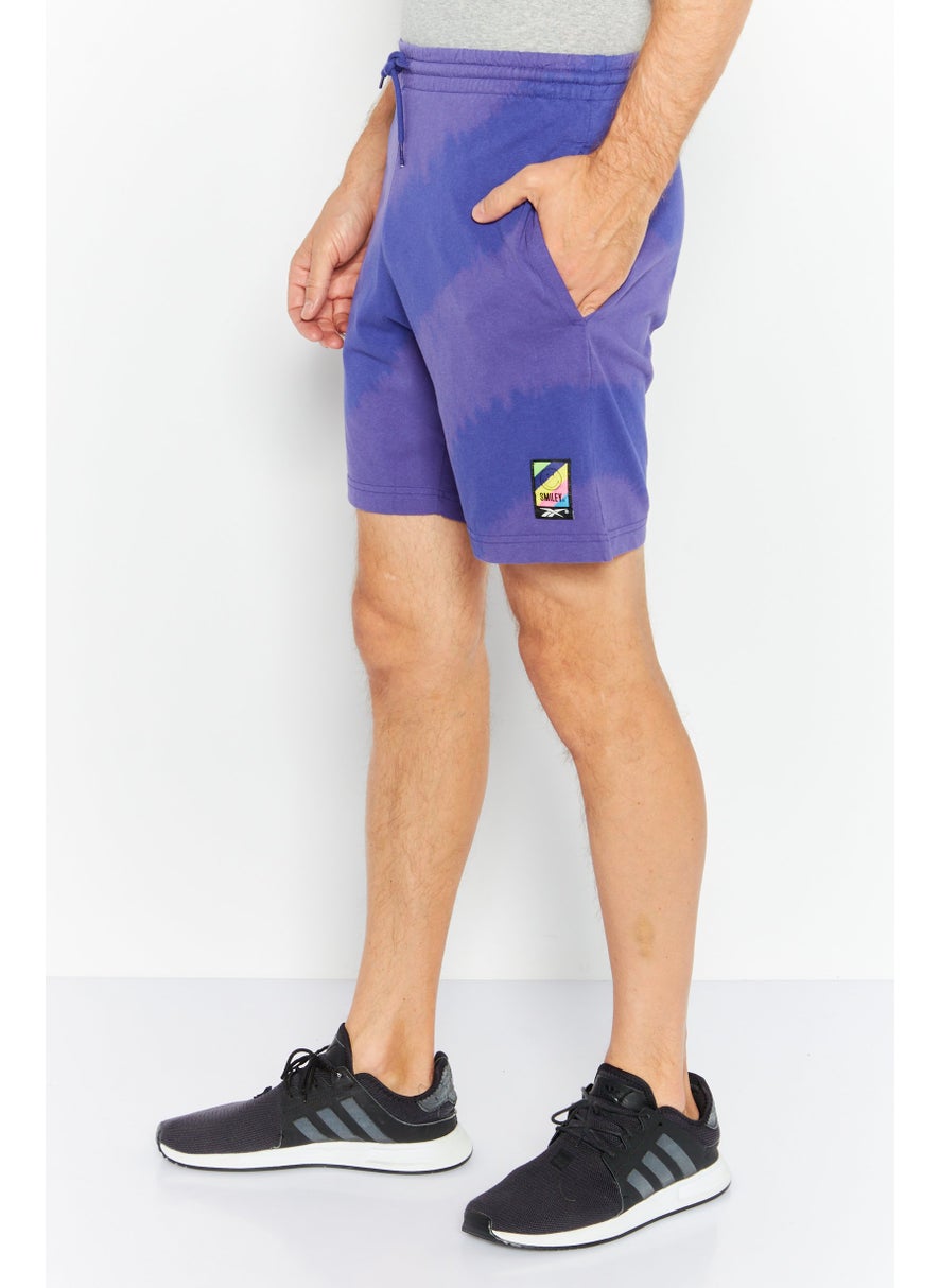 Men Sportswear Fit Drawstring Training Short, Blue
