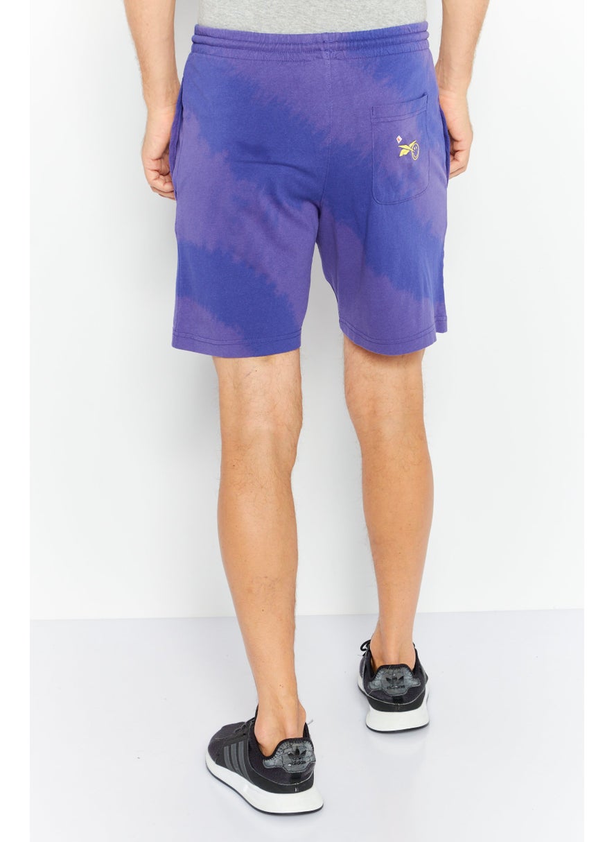 Men Sportswear Fit Drawstring Training Short, Blue