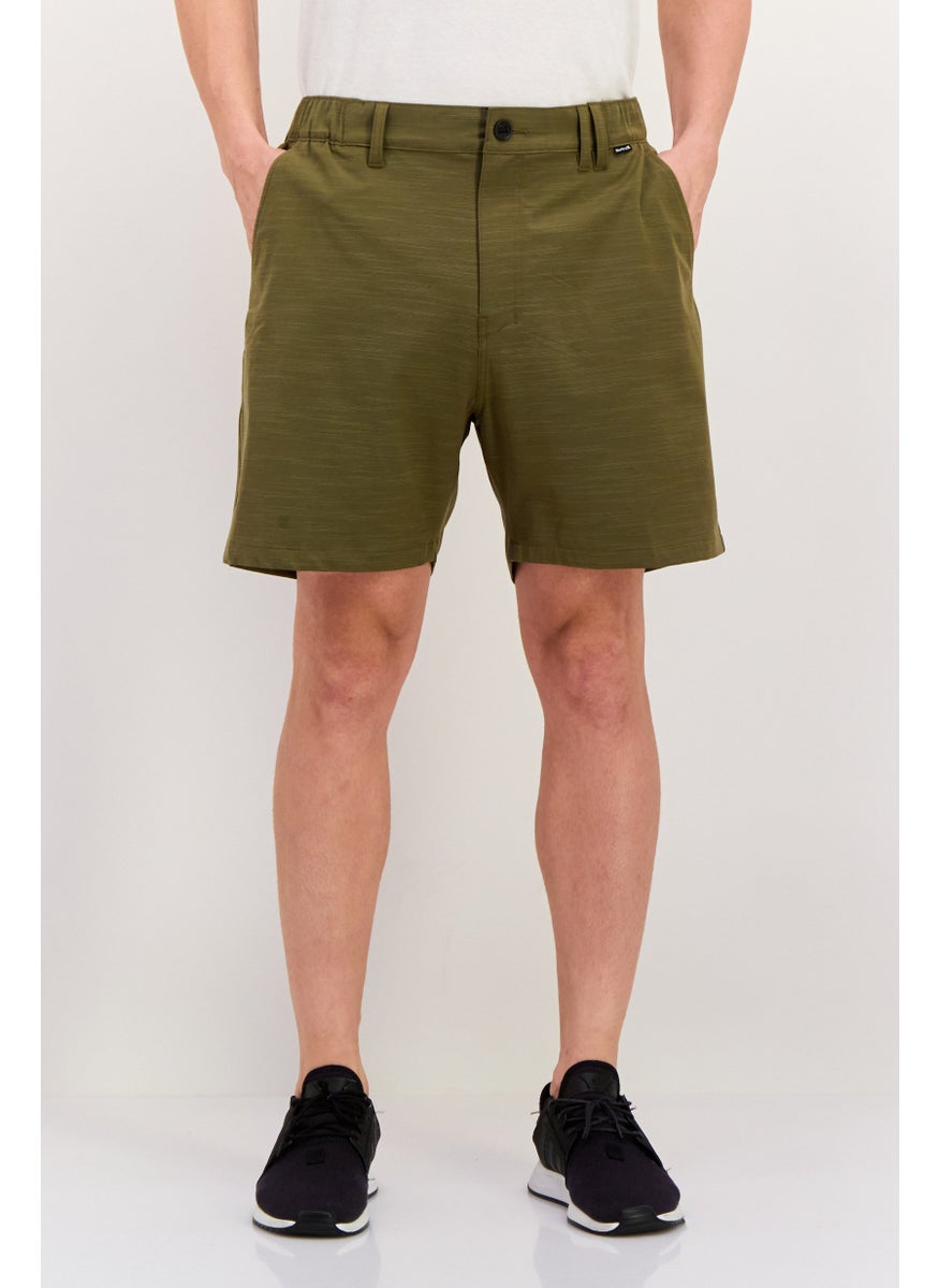 Men Sportswear Fit 7 Inseam Outdoor Shorts, Dark Khaki