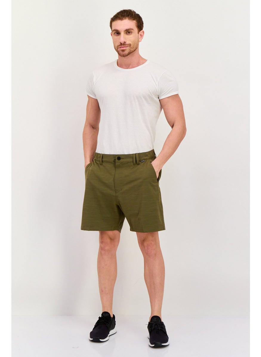 Men Sportswear Fit 7 Inseam Outdoor Shorts, Dark Khaki