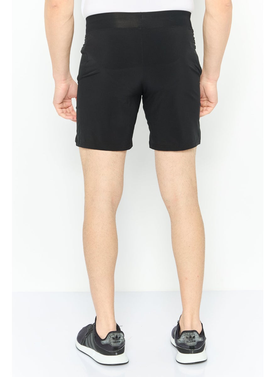 Men Sportswear Fit Training Shorts, Black