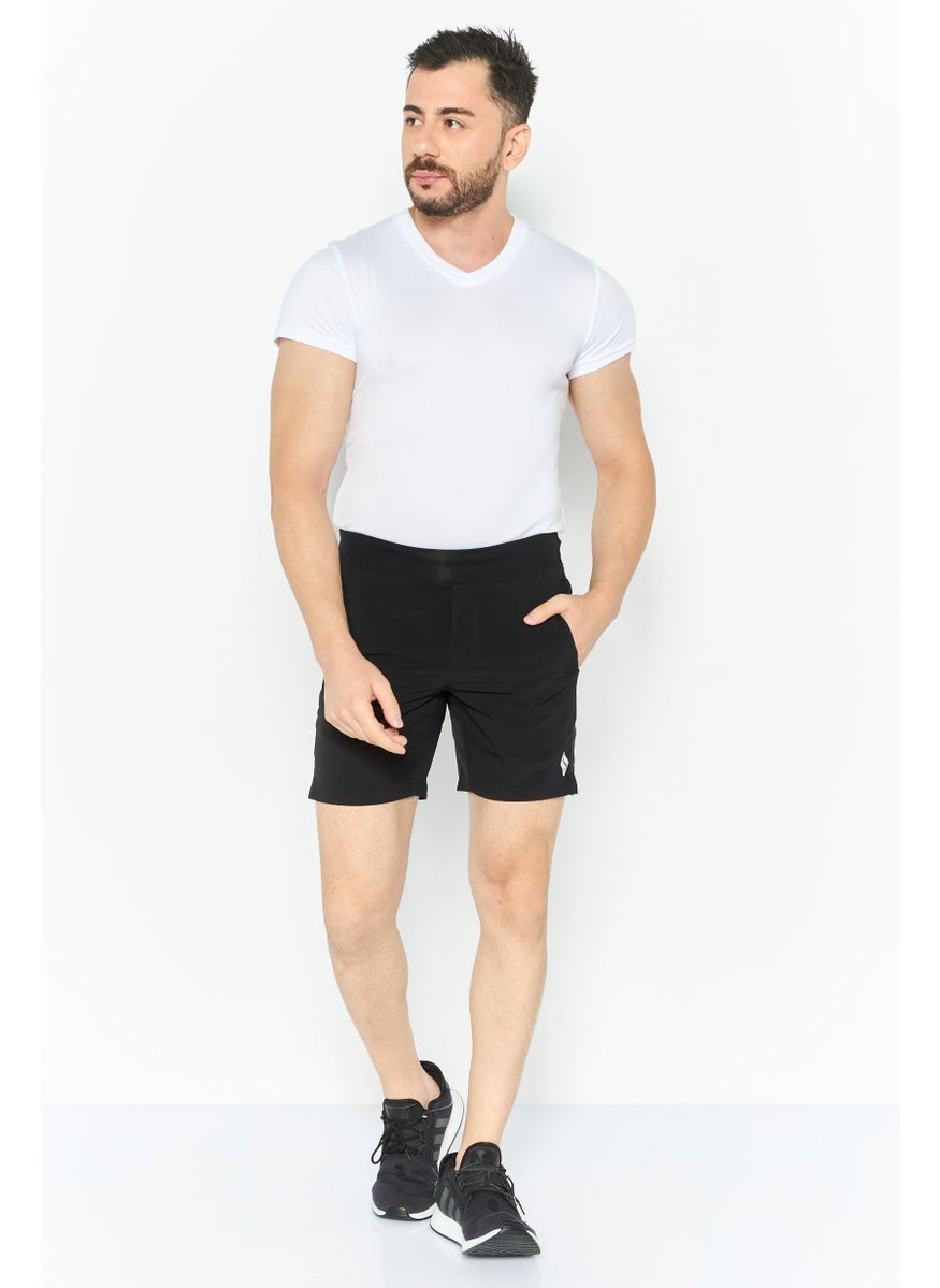 Men Sportswear Fit Training Shorts, Black