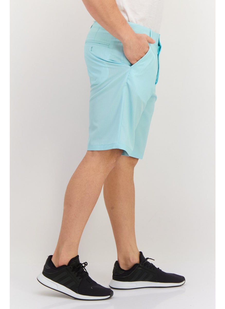 Men Sportswear Fit Golf Short, Turquoise