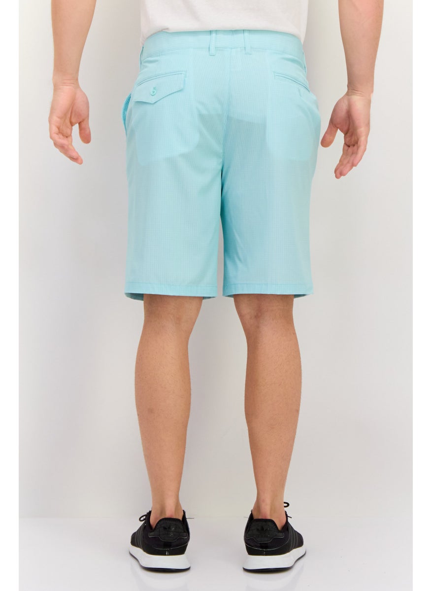 Men Sportswear Fit Golf Short, Turquoise