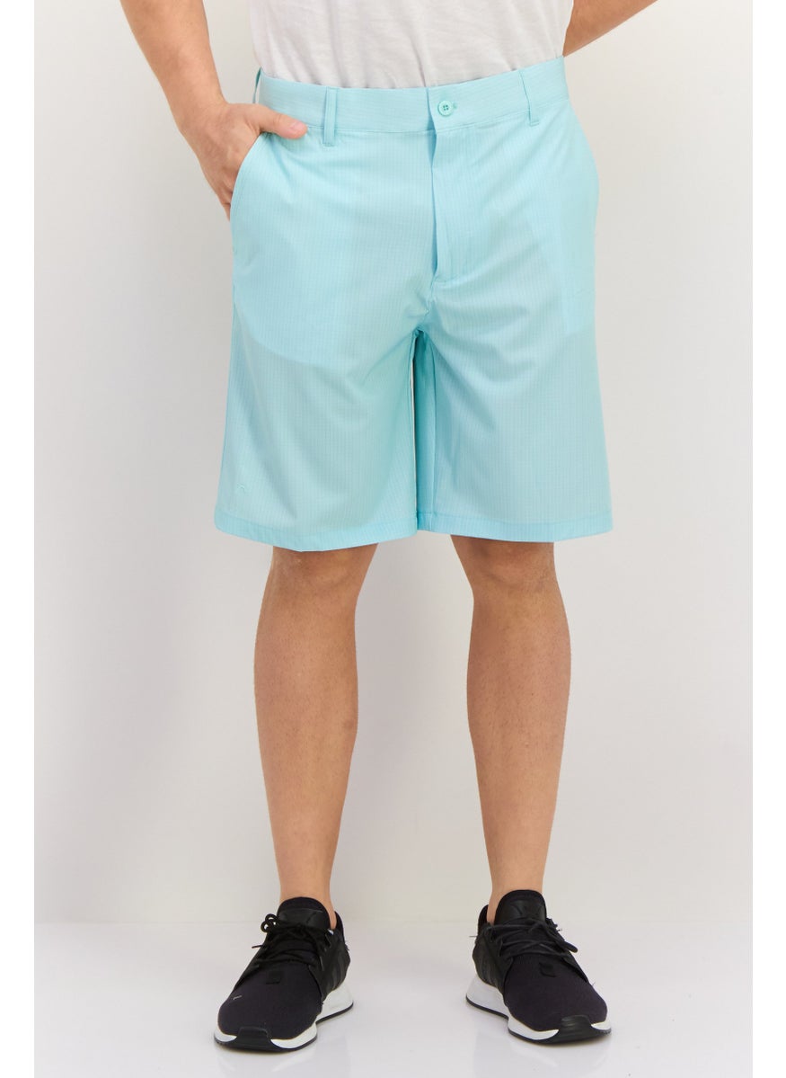 Men Sportswear Fit Golf Short, Turquoise