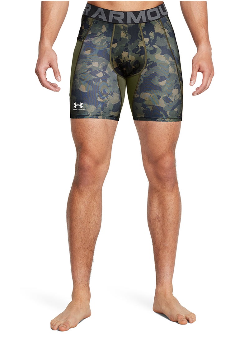 Heatgear Armour Printed Compression shorts