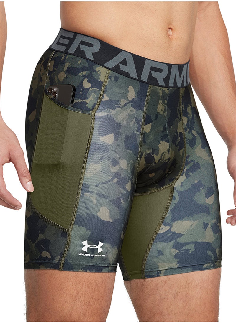 Heatgear Armour Printed Compression shorts