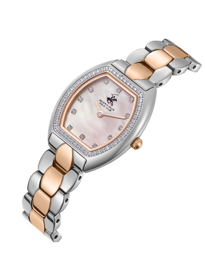 BEVERLY HILLS POLO CLUB Women Analog Mother of Pearl Dial Watch - BP3642C.510