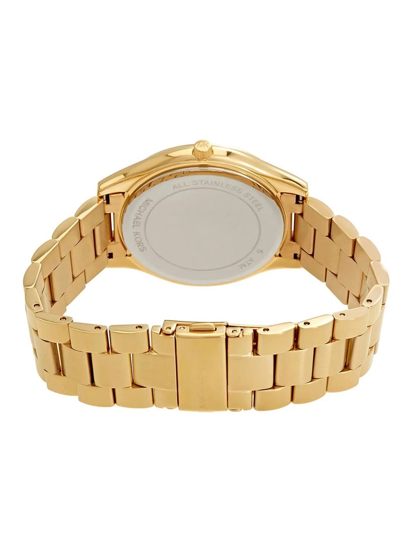 Michael Kors MK3739 Ladies Watch Slim Runway Gold Watch