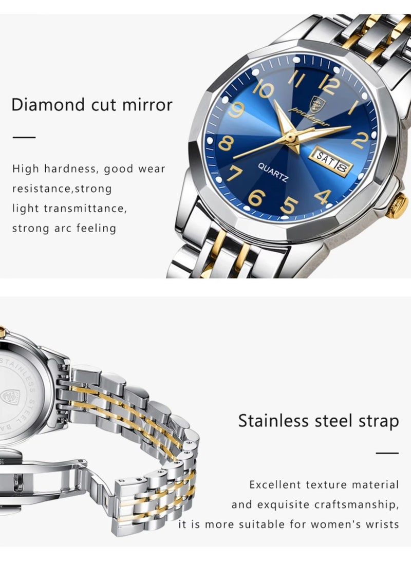 Women Watch, Waterproof Luminous Women's Watch Quartz，Women's Wrist Watches 27mm