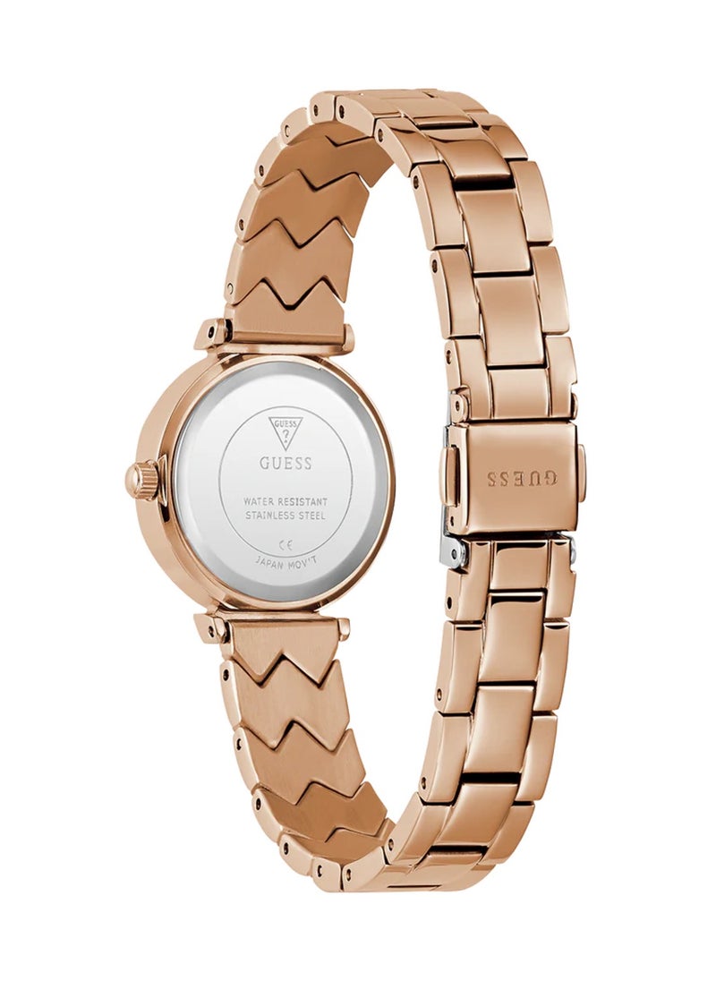 Mini Rumour Women Analog Quartz Rose Gold Stainless Steel Watch GW0839L3