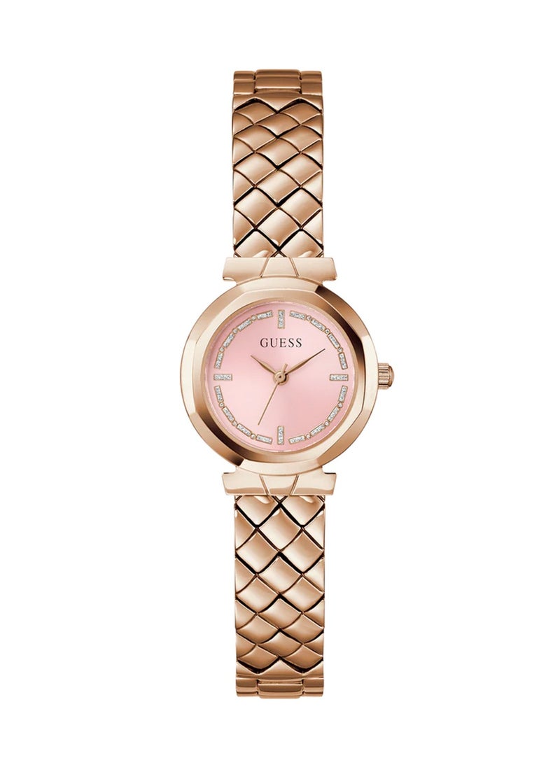 Mini Rumour Women Analog Quartz Rose Gold Stainless Steel Watch GW0839L3