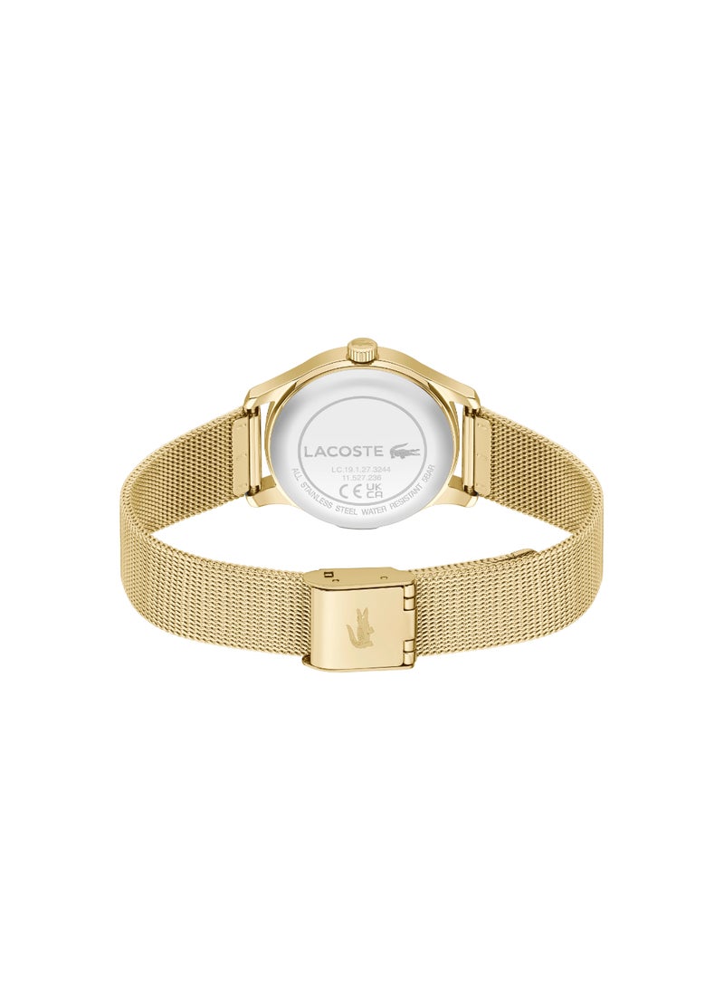 LACOSTE ROUND ANALOG WOMEN'S GREEN CASE WATCH - 2001389