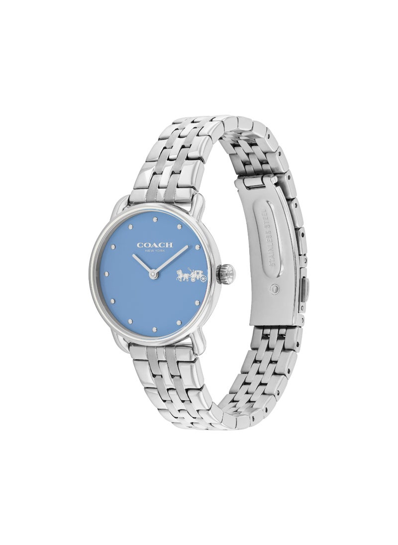 COACH WATCHES ROUND ANALOG WOMEN'S LIGHT BLUE CASE WATCH - 14504447