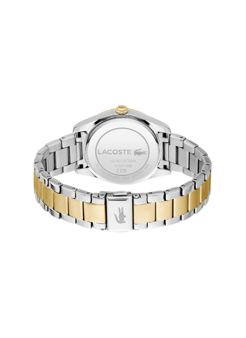 LACOSTE ROUND ANALOG WOMEN'S DARK GREEN CASE WATCH - 2001415