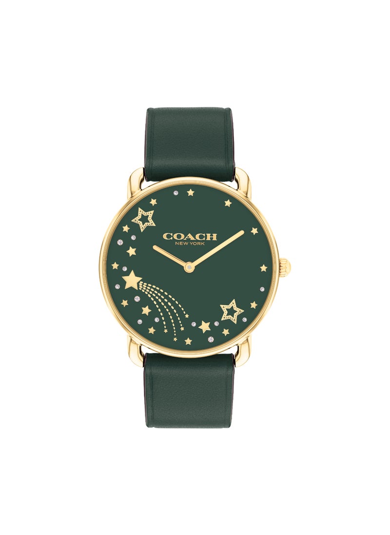 COACH WATCHES ROUND ANALOG WOMEN'S GREEN CASE WATCH - 14504377