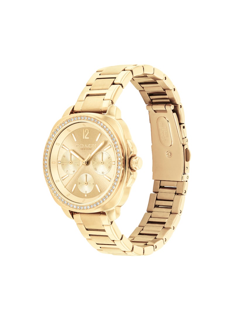 COACH WATCHES TONNEAU ANALOG WOMEN'S GOLD CASE WATCH - 14504393