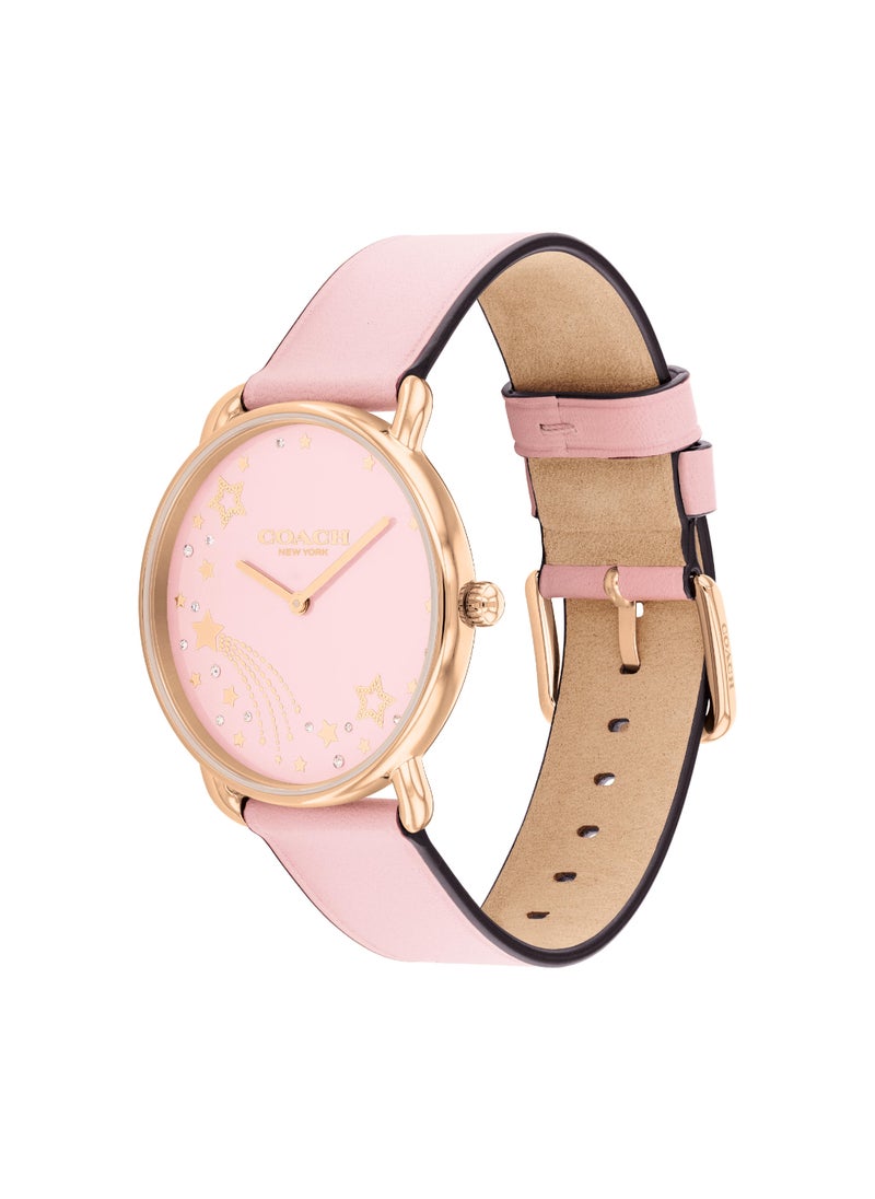 COACH WATCHES ROUND ANALOG WOMEN'S PINK CASE WATCH - 14504379