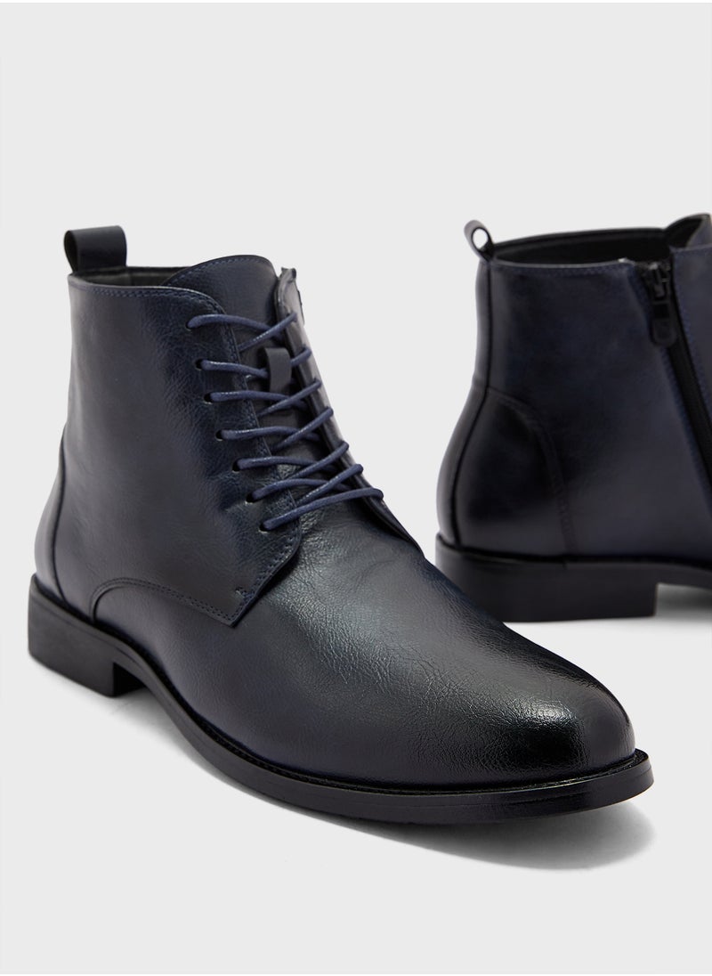 Ankle Lace Up Formal Boots