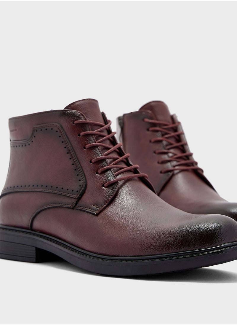 Ankle Lace Up Formal Boots