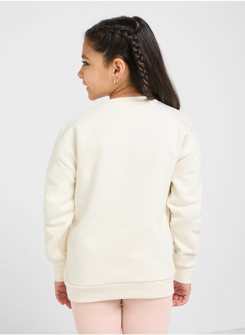 Kids Logo Detail Long Sleeve T-Shirt