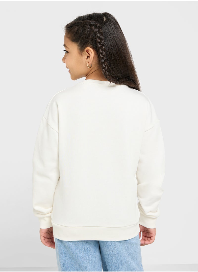 Kids Logo Detail Long Sleeve T-Shirt