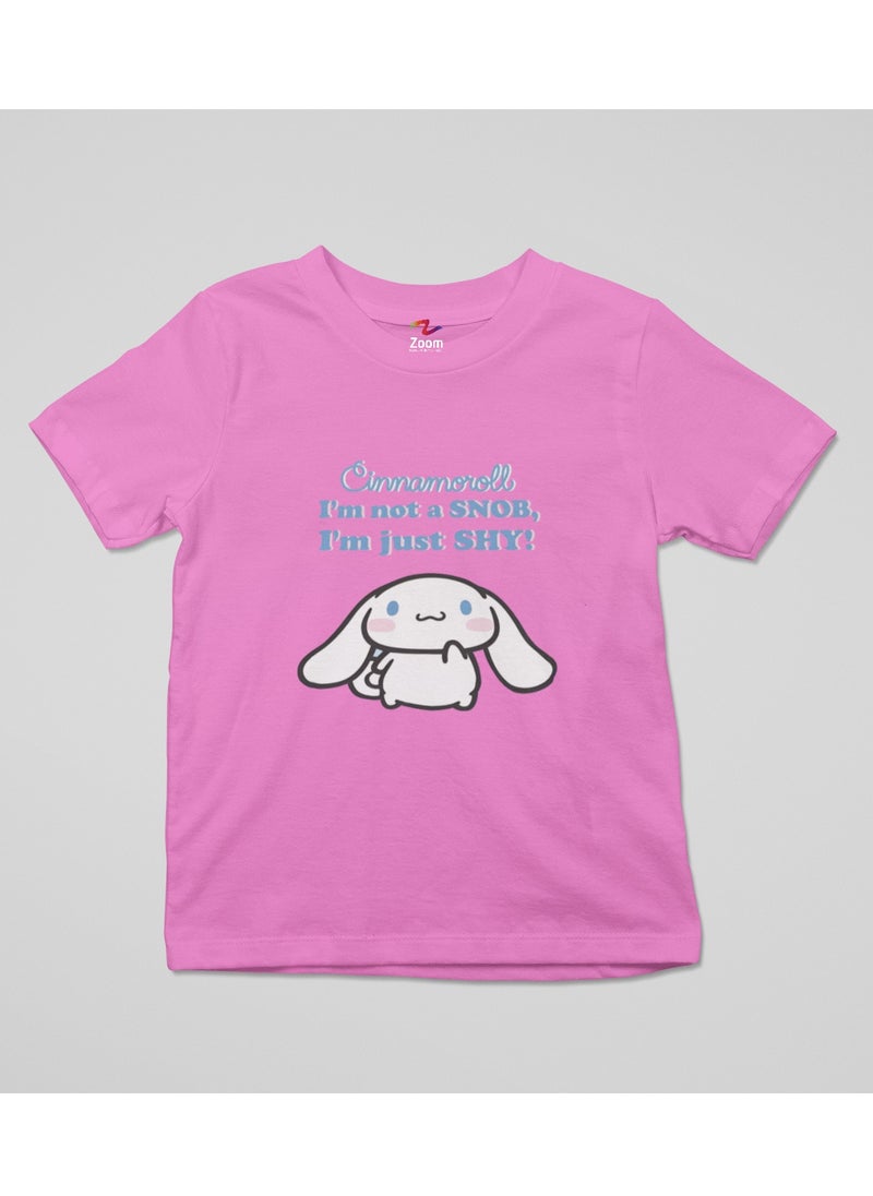 Cinnamoroll Cotton T-Shirt Featuring Iconic Character Design