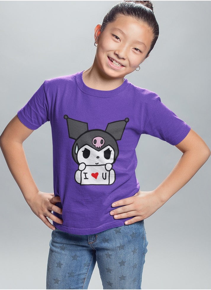 'I Love Kuromi' Purple T-Shirt