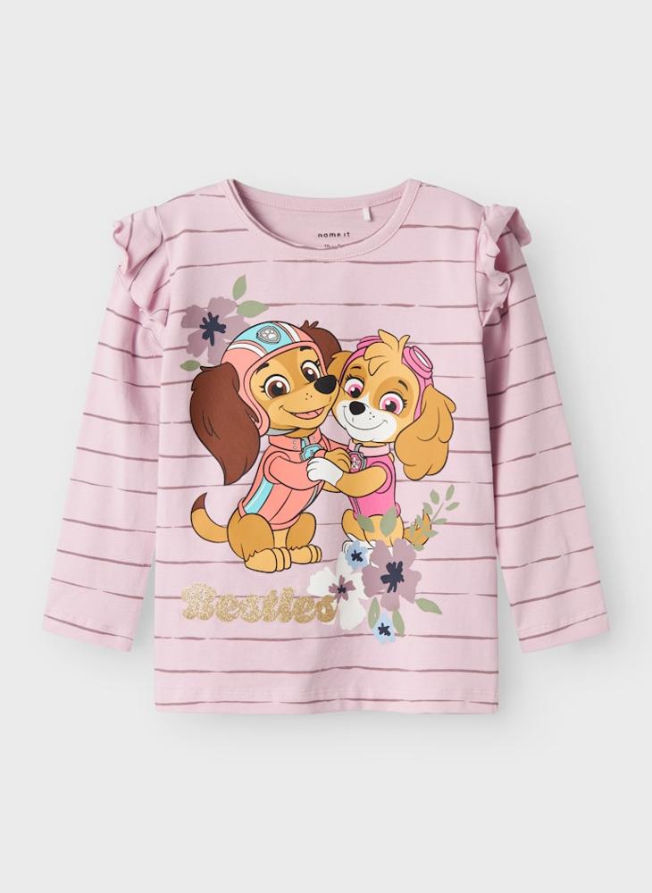 Kids Paw Patrol Crew Neck Full Sleeves T-Shirt