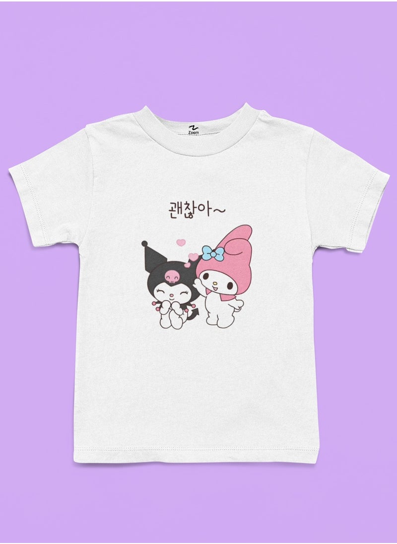 Korean My Melody and Kuromi T-Shirt