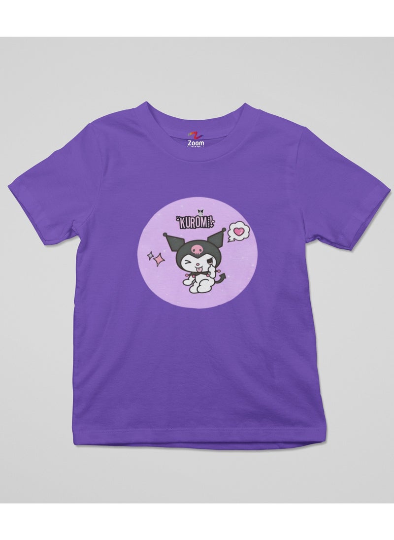 'KUROMI' RANDOM PURPLE T-SHIRT