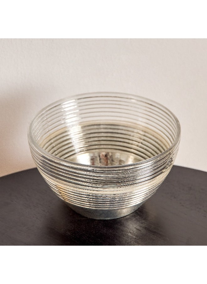 Erton Etched Glass Decorative Bowl 18 x 18 x 10 cm
