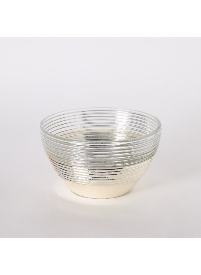 Erton Etched Glass Decorative Bowl 18 x 18 x 10 cm