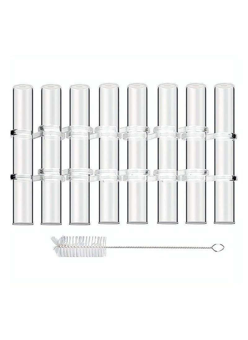 Test Tube Vase, Glass Flower Vases Hydroponic Glass Vase Desktop Plant Terrarium Planter 18x3CM
