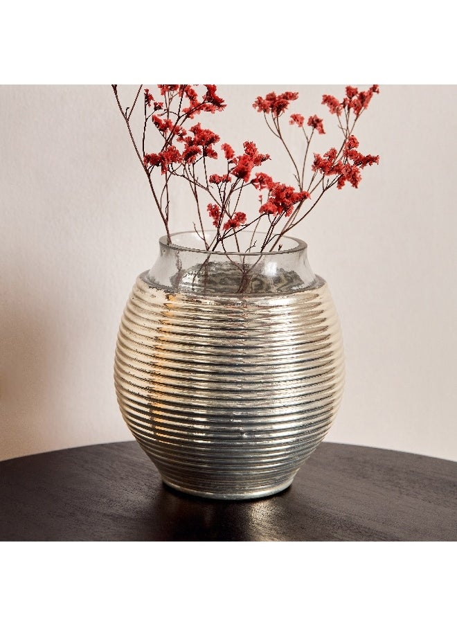 Erton Etched Glass Vase 16 x 16 x 18 cm
