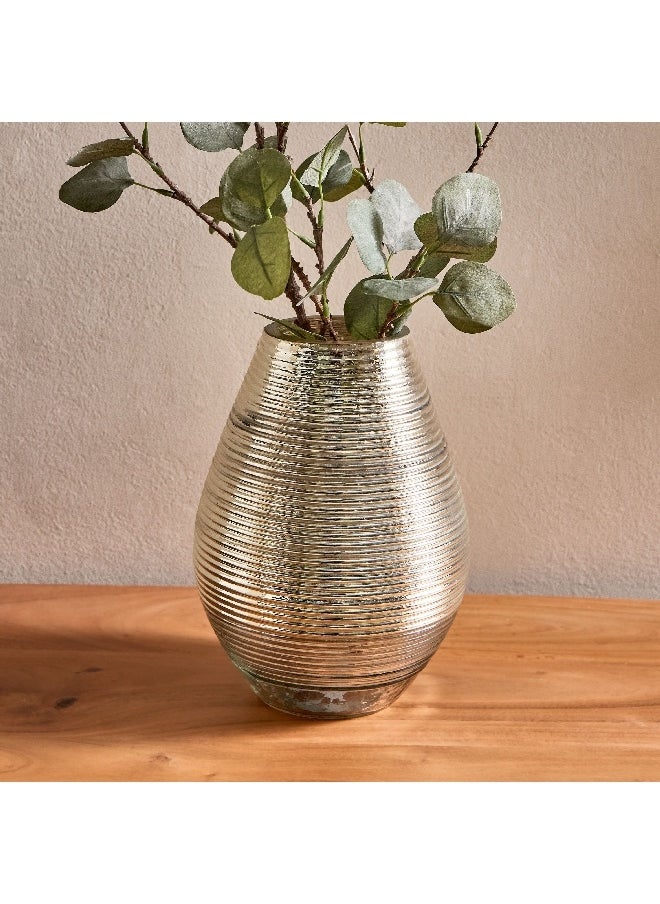 Erton Etched Glass Vase 18 x 18 x 26 cm