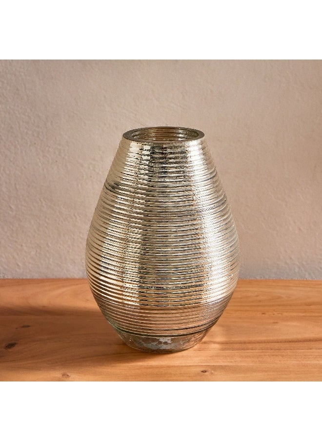Erton Etched Glass Vase 18 x 18 x 26 cm