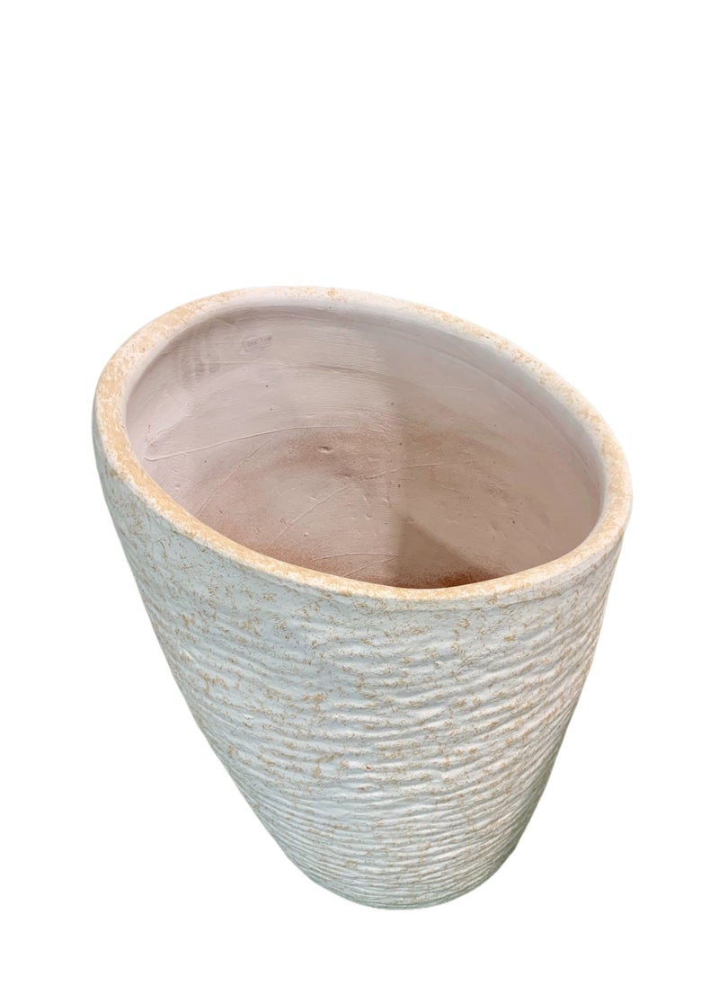 Vase | White | Size 47x59cm | Indoor and Outdoor | Home Decor | Home Accessories