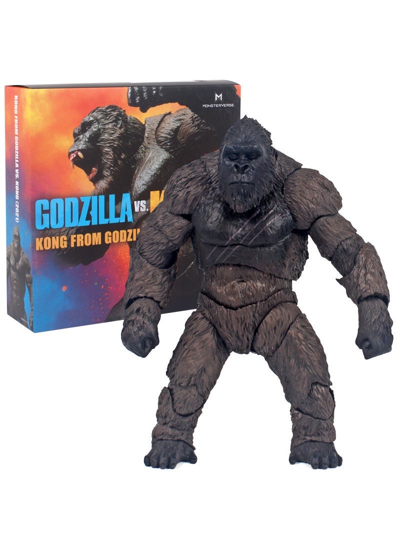 Godzilla vs. King Kong Movable Model Hand Toy NECA Movie SHM Monster Nuclear Jet 7 Inch Boxed King Kong Hand