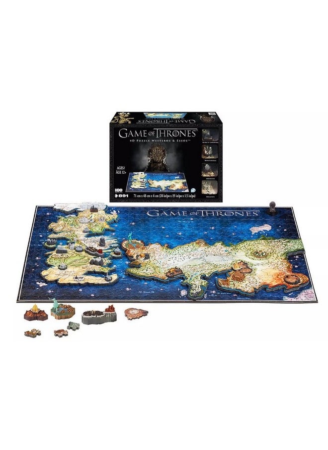 Game Of Thrones 4D Puzzle Of Westeros & Essos