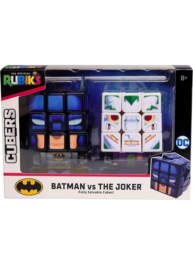 Rubik's Cubers DC Batman and Joker 3x3 Magnetic Puzzle (2 Pack)
