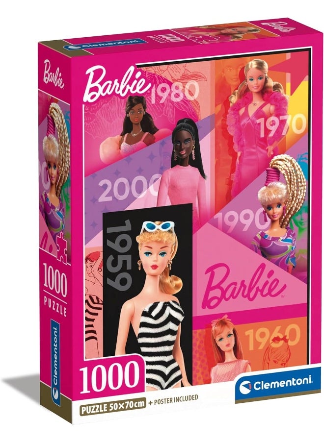 Clementoni Barbie 65th Anniversary Jigsaw Puzzle (1000 Pieces)