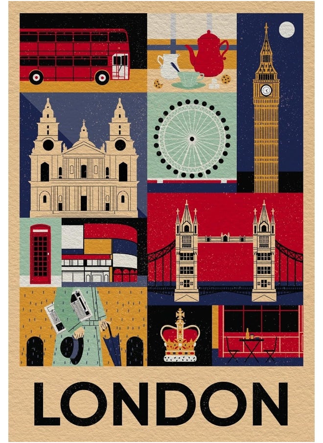 Clementoni Style in the City London Jigsaw Puzzle (1000 Pieces)