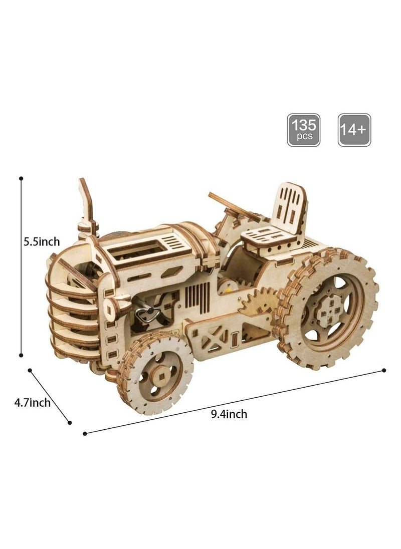 ROKR Tractor LK401 Premium 3D Puzzle Building Kits for Adults & Teens - Decorative Home Décor, Ramadan & Holiday Gift (Eid and Birthday) for Puzzle Enthusiasts, Stress Relief STEM Project