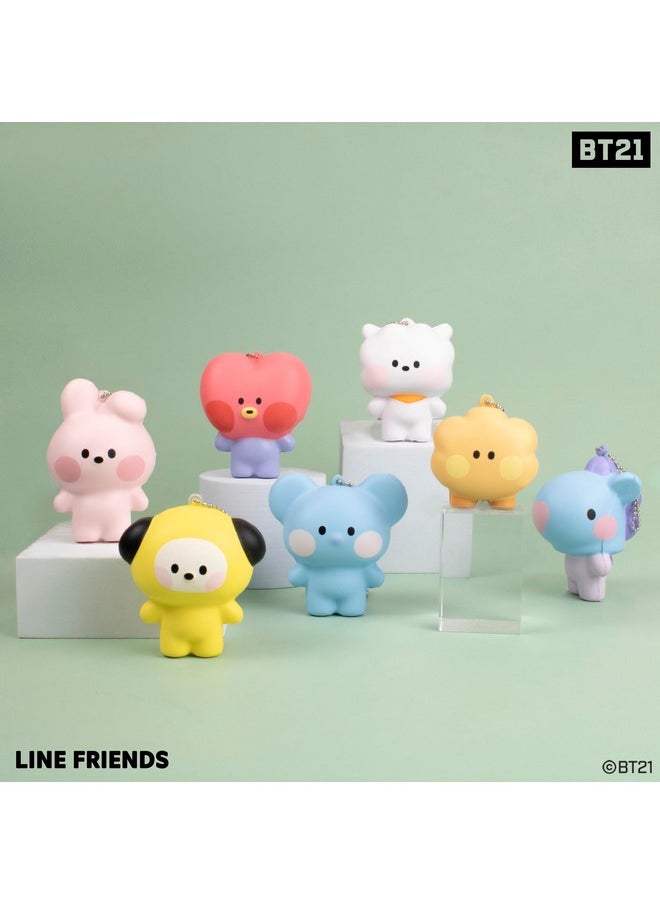 Bt21 Minini Cute Squishu Squishy Toys - Slow Rising Squishy Toy Keychain For Party Favors, Stress Ball, Birthday Gifts, Kawaii Squishy For Kids, Girls, Boys, Adults - Rj