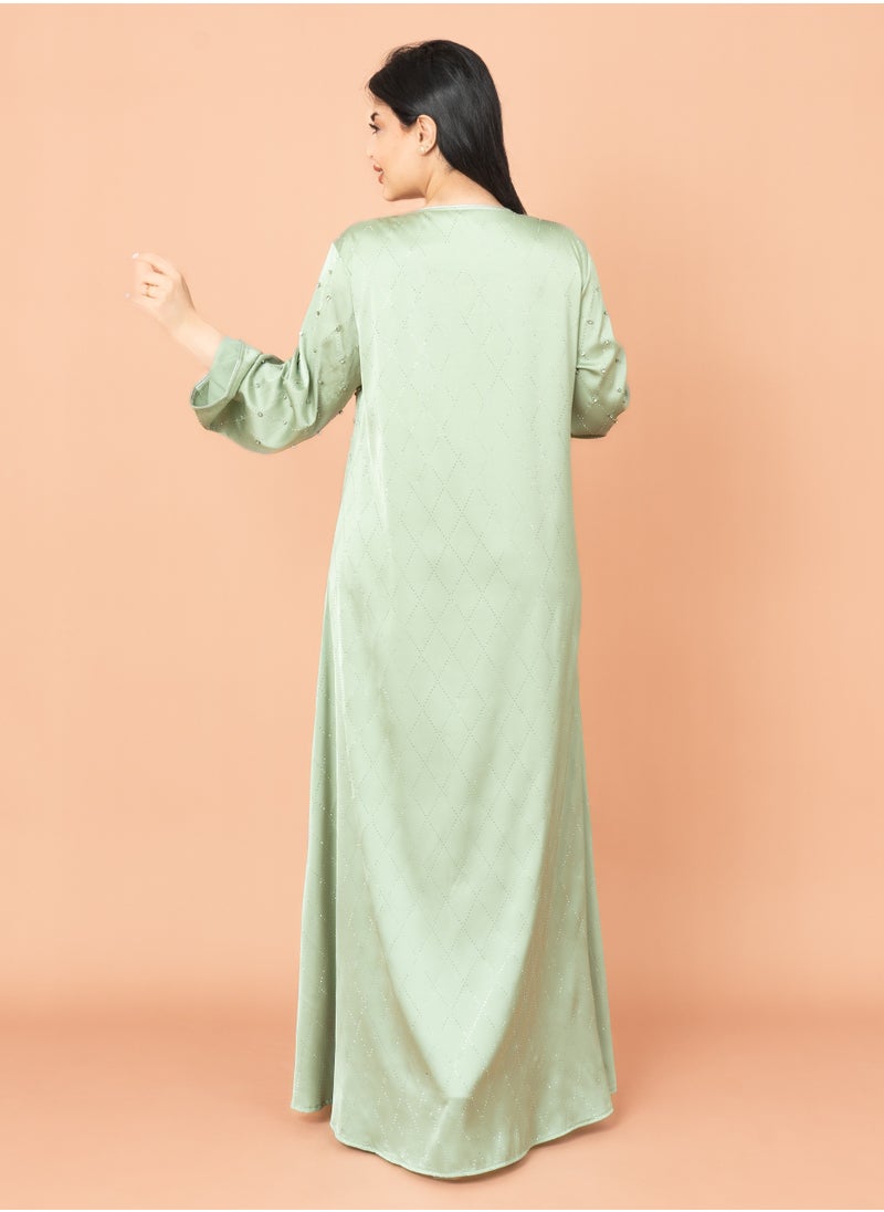 Crystal Breeze Jalabiya Green