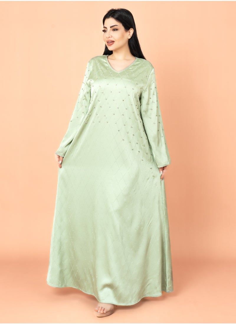 Crystal Breeze Jalabiya Green