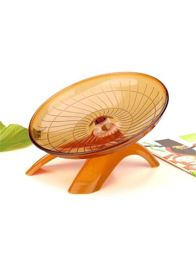 Silent Flying Disc Exercise Wheel for White Hamster Pet Squirrel Mouse Flying Saucer Run