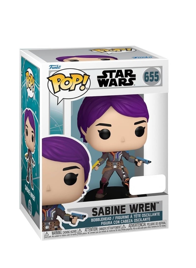 Funko Pop! Star Wars: Ahsoka TV - Sabine Wren - Glow In the Dark - Collectable Vinyl Figure - Gift Idea - Official Merchandise - Toys for Kids & Adults - TV Fans