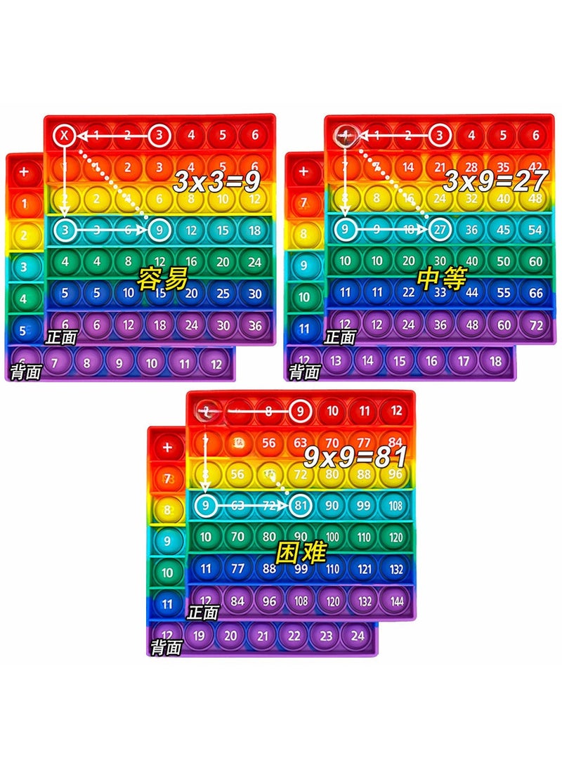 24cm Educational Toy Alphabet Math Pioneer 12x 12 multiplication/12 12 addition (3rd order version)